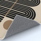 Dusk - Mid Century Modern Abstract Ar Rug Gallery Image 4