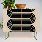 Dusk - Mid Century Modern Abstract Ar Credenza Gallery Image 1