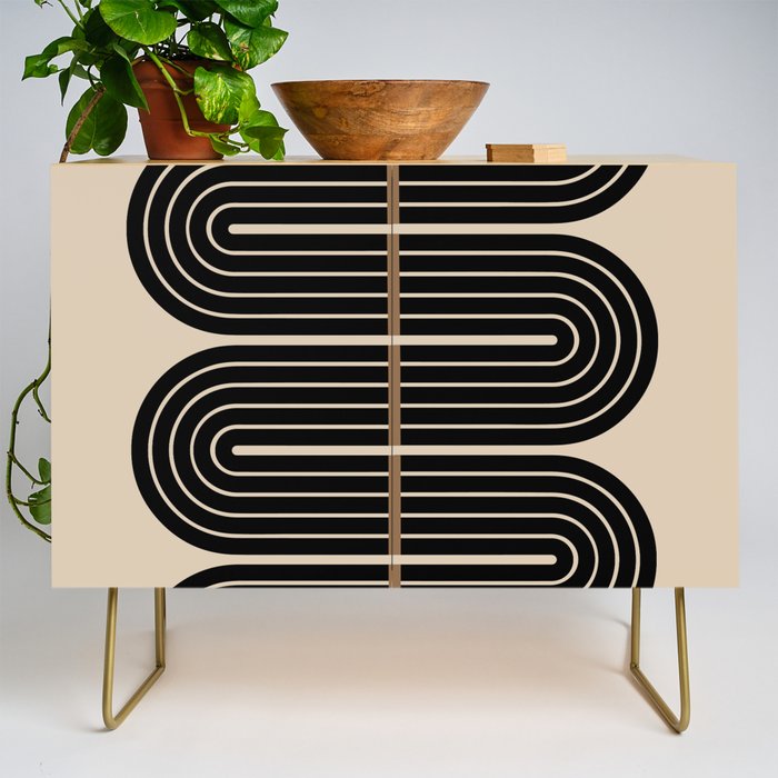 Dusk - Mid Century Modern Abstract Ar Credenza Gallery Image 1