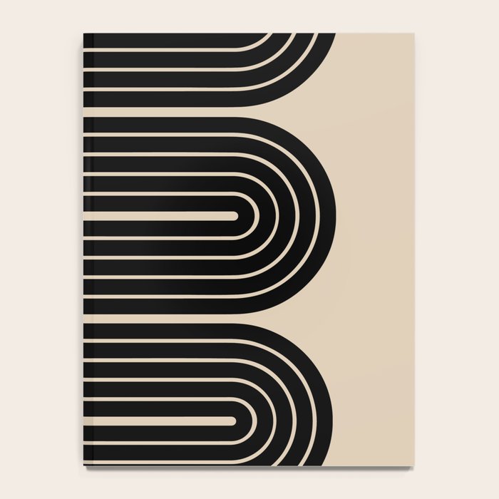 Dusk - Mid Century Modern Abstract Ar Notebook Gallery Image 4