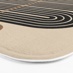 Dusk - Mid Century Modern Abstract Ar Bath Mat Gallery Image 3