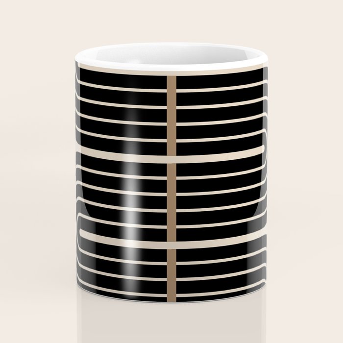 Dusk - Mid Century Modern Abstract Ar Coffee Mug Gallery Image 4