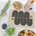 Dusk - Mid Century Modern Abstract Ar Cutting Board Gallery Image 2