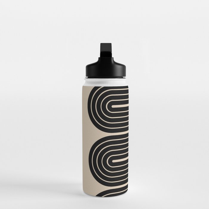 Dusk - Mid Century Modern Abstract Ar Water Bottle Gallery Image 3