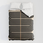 Dusk - Mid Century Modern Abstract Ar Comforter Gallery Image 6