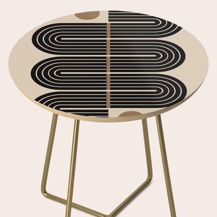 Dusk - Mid Century Modern Abstract Ar Side Table Gallery Image 2
