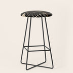 Dusk - Mid Century Modern Abstract Ar Stool Gallery Image 1
