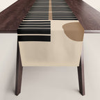 Dusk - Mid Century Modern Abstract Ar Table Runner Gallery Image 1