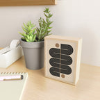 Dusk - Mid Century Modern Abstract Ar Mini Art Print Gallery Image 2