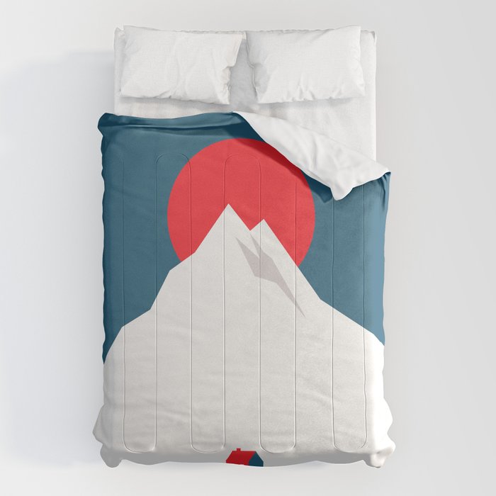 The foot of the mountain Comforter Gallery Image 1