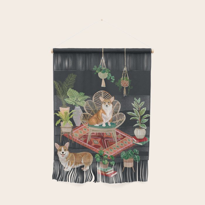 Corgis living room Wall Hanging Gallery Image 1