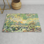 Vincent van Gogh Autumn Landscape Rug Gallery Image 1