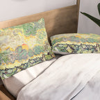 Vincent van Gogh Autumn Landscape Pillow Sham Gallery Image 2