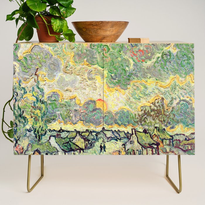 Vincent van Gogh Autumn Landscape Credenza Gallery Image 1