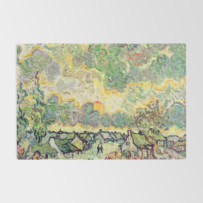 Vincent van Gogh Autumn Landscape Rug Gallery Image 2