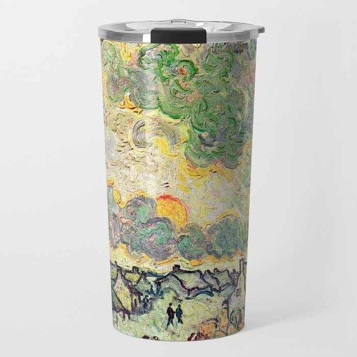 Vincent van Gogh Autumn Landscape Travel Mug Gallery Image 1