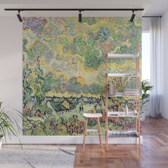 Vincent van Gogh Autumn Landscape Wall Mural Gallery Image 1