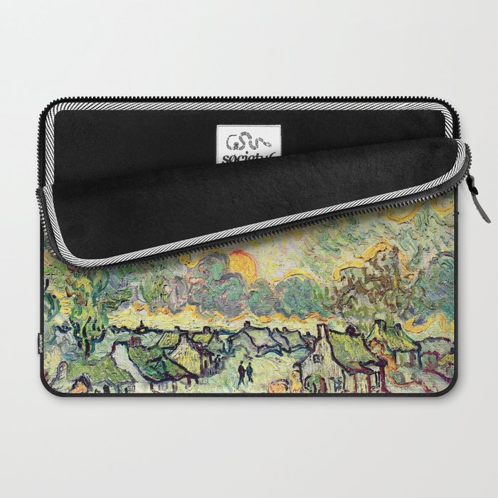 Vincent van Gogh Autumn Landscape Laptop Sleeve Gallery Image 2