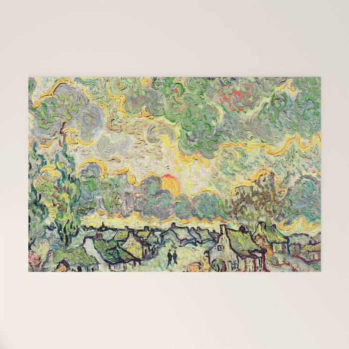 Vincent van Gogh Autumn Landscape Welcome Mat Gallery Image 1