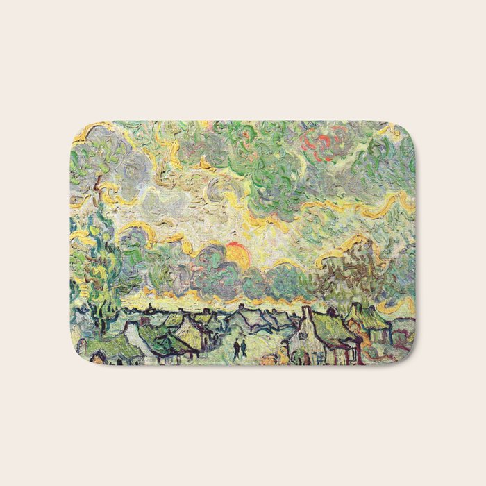 Vincent van Gogh Autumn Landscape Bath Mat Gallery Image 1