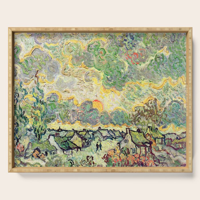 Vincent van Gogh Autumn Landscape Serving Tray Gallery Image 1