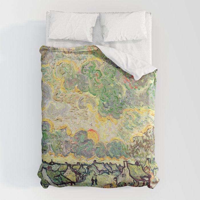 Vincent van Gogh Autumn Landscape Duvet Cover Gallery Image 6