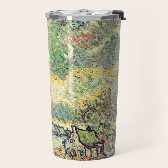 Vincent van Gogh Autumn Landscape Travel Mug Gallery Image 2