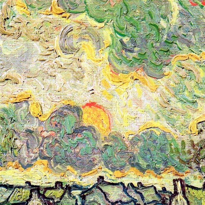 Vincent van Gogh Autumn Landscape Coffee Mug Gallery Image 2