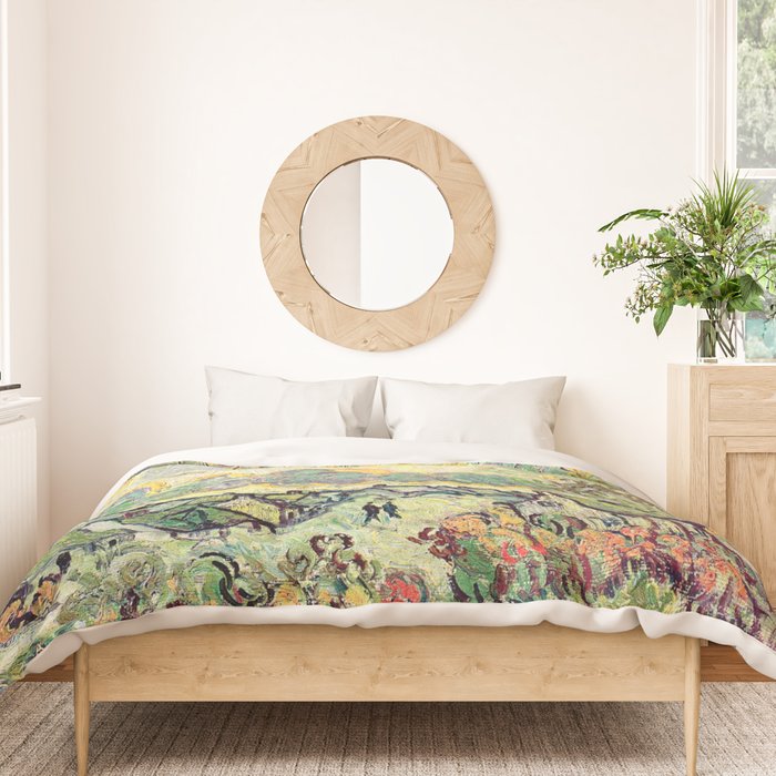 Vincent van Gogh Autumn Landscape Duvet Cover Gallery Image 3
