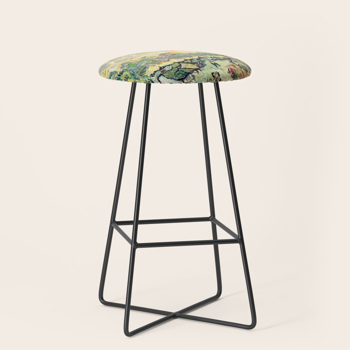 Vincent van Gogh Autumn Landscape Stool Gallery Image 1