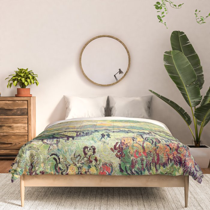 Vincent van Gogh Autumn Landscape Comforter Gallery Image 3