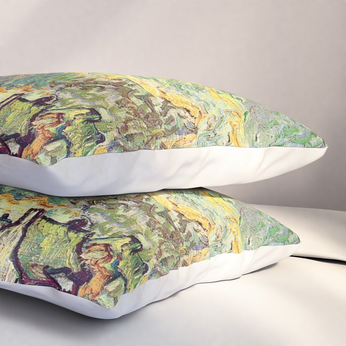 Vincent van Gogh Autumn Landscape Pillow Sham Gallery Image 3