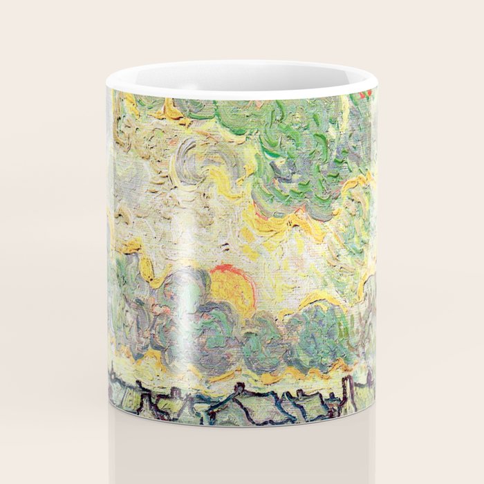 Vincent van Gogh Autumn Landscape Coffee Mug Gallery Image 4