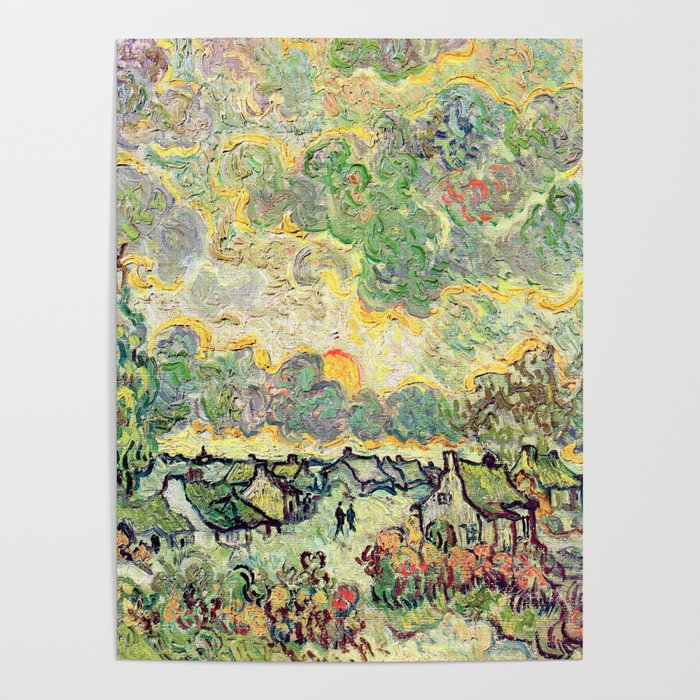 Vincent van Gogh Autumn Landscape Poster Gallery Image 4
