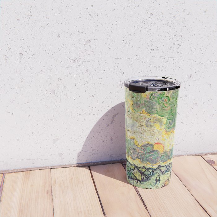 Vincent van Gogh Autumn Landscape Travel Mug Gallery Image 4