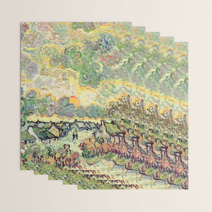 Vincent van Gogh Autumn Landscape Wrapping Paper Gallery Image 3
