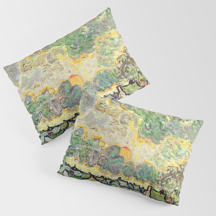 Vincent van Gogh Autumn Landscape Pillow Sham Gallery Image 3