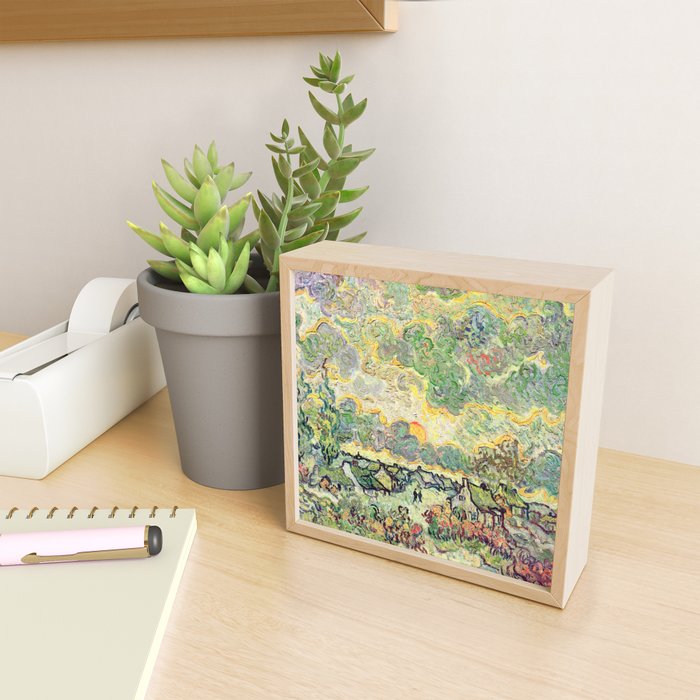 Vincent van Gogh Autumn Landscape Mini Art Print Gallery Image 2