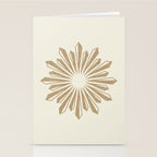 Sunburst Retro 2 - Gold Stationery Card Gallery Image 2