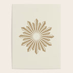 Sunburst Retro 2 - Gold Poster Gallery Image 4