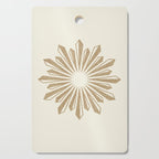 Sunburst Retro 2 - Gold Cutting Board Gallery Image 1
