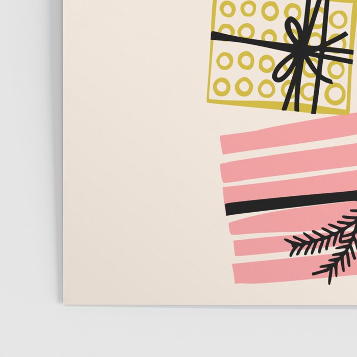 Wobbly pile of Christmas presents Poster Gallery Image 3