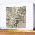 Old Collage Wall Mural Gallery Image 2