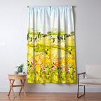 Watercolor Landscape Window Curtain Gallery Image 5