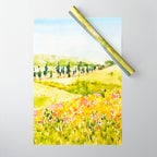 Watercolor Landscape Wrapping Paper Gallery Image 1