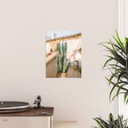 Rooftop Cactus | Morocco Travel Photography Poster Gallery Image 2