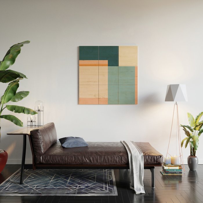 Minimal Abstract 14 Wood Wall Art Gallery Image 2