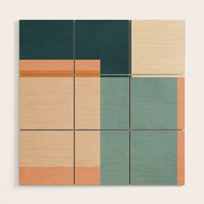 Minimal Abstract 14 Wood Wall Art Gallery Image 1