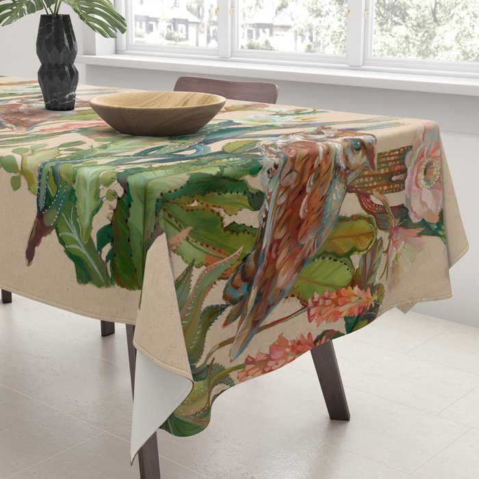 Desert Owl Tablecloth Gallery Image 3
