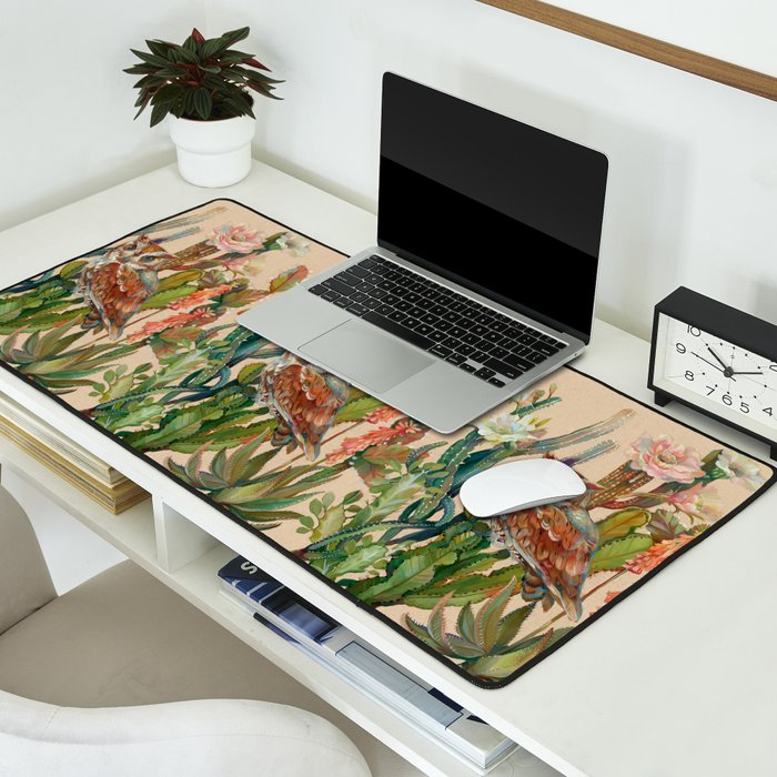 Desert Owl Desk Mat Gallery Image 2